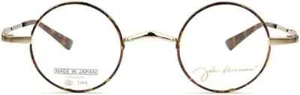 John Lennon Glasses Frame Round GoldBrow JL-1041 Classic Retro Vintage Japan New - Picture 1 of 5