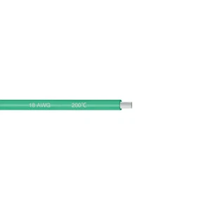 Cable silicona 18 AWG Hilos eléctricos alambre cobre estañado 16 pies verde - Imagen 1 de 4
