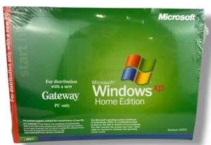 Microsoft Windows XP Home Edition PC Version 2002 Software Gateway Sealed New - Picture 1 of 2
