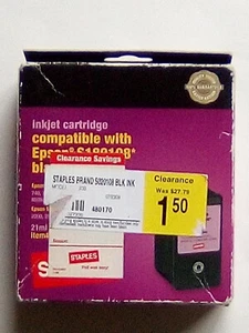 Staples Inkjet Cartridge Compatible with Epson S189108 Black - Picture 1 of 1