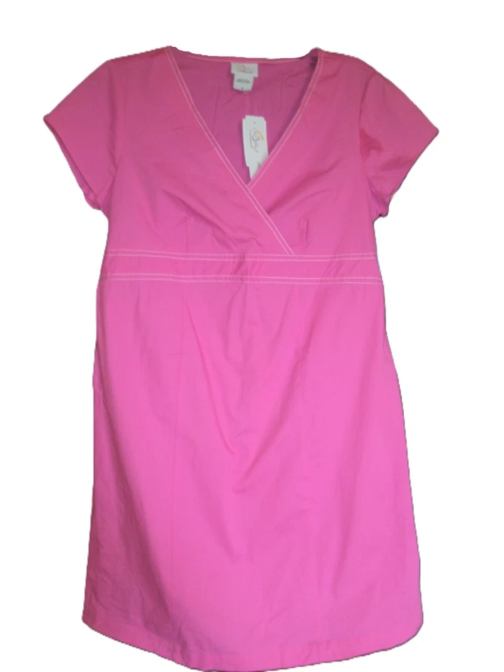 NEW! Womens Oh Baby by Motherhoood Maternity Short Sleeve Pink Dress Size Small - Image 1 of 1
