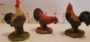 2 inch tall rooster figurines collectibles - Picture 1 of 4
