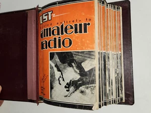 QST Magazin Amateurradio. Ganzjahreskatalog. 12 Bände. 1932. In QST Mappe - Bild 1 von 7