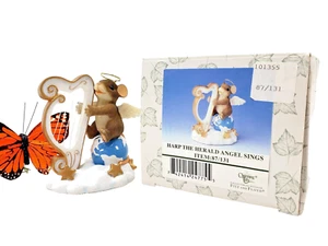 CHARMING TAILS Harp The Angel Sings Christmas Figur, Fitz & Floyd - Bild 1 von 17