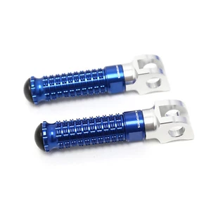 Blue CNC MPRO Front Foot Pegs For Yamaha XSR 700 16 17 18 19 20 - Foto 1 di 7