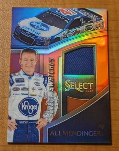 AJ Allmendinger 2017 Panini Select Swatches Red Prizm #AJ /99 NASCAR - Picture 1 of 3