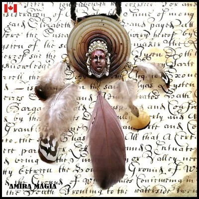 Collar Joyería Chamán Atrapasueños Guía Espiritual Nativo Americano Colgante Joya Foto 1 de 4