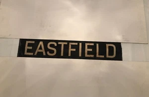 Edinburgh 291 Vintage Linen Destination Bus Blind 30” - Eastfield - Picture 1 of 6