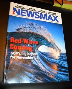 NEWSMAX MAGAZINE - SEPTEMBER 2022 - CANCER BREAKTHROUGH/ HOMELESS VETS/ RED WAVE - Picture 1 of 5