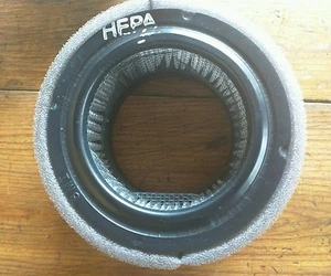 HEPA Filter 0.3 micron F-HE14P-050 Hood Inlet Filter 6" Diameter Steel 1/2 MNPT  - Picture 1 of 4
