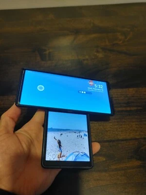 LG Wing 5G Front Screen Protector /Case - Frospector 5.5 (BLACK) - Image 1 of 4