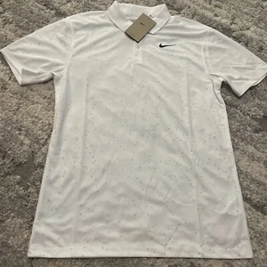 Nike Dri-FIT Victory Printed Polo Weiß CU9841-100 Herren Größe Small Neu! - Bild 1 von 5
