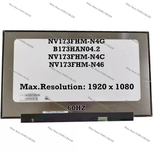 NV173FHM-N4G Fit B173HAN04.2 NV173FHM-N4C NV173FHM-N46 Display IPS FHD LCD - Picture 1 of 1