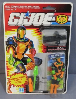 GI Joe Cobra "B.A.T. BATTLE ANDROID TROOPER" Factory Sealed *NEW* Vintage 1990 - Image 1 of 4