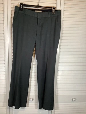 Banana Republic Martin Fit Bootcut Dress Pants Womens 6P Petite Gray Low Rise - Image 1 of 4
