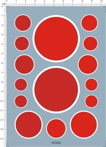 1/350 1/700 1/72 1/144 WWII Japan Military Navy Red Sun Model Water Slide Decal - Picture 1 of 1