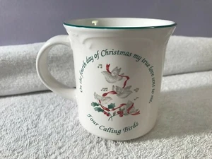 Pfaltzgraff winterberry 12 days of xmas Mug 4th Day CH3889 - Picture 1 of 6