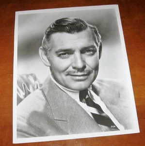 Foto Clark Gable 8 x 10 en blanco y negro #368 clásico actor principal de Hollywood - Imagen 1 de 6