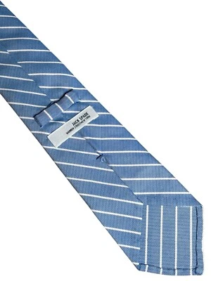 Corbata Jack Spade Warren Street Nueva York a Rayas Oxford Tela Hecha a Mano EE. UU. NUEVA SIN ETIQUETAS Foto 1 de 4