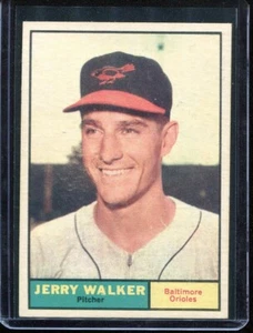 1961 Topps Baseball # 85 Jerry Walker (NM) Near Mint - Picture 1 of 2