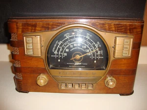 Antique 1941 Zenith Tube Radio Model 7S529 (7-S-529) Tabletop 7 Tube Radio Nice - Picture 1 of 8