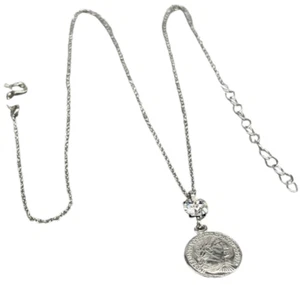 Collana donna a tema festa di laurea corona alloro firmata argento 925 puntoluce - Foto 1 di 17