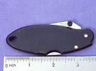 BUCK Knife Made In USA 1999 Model 430 Quest Lockback Super Thin Black Handles