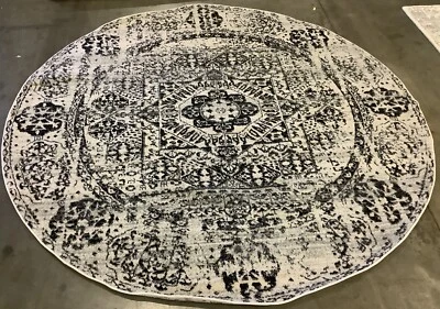 Alfombra MARFIL/NEGRO 6'-7" x 6'-7" defecto, precio reducido 1172676045 EVK260T-7R Foto 1 de 4