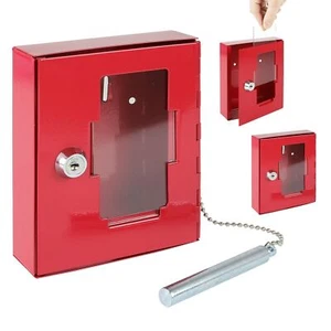 HMF Notschlüsselkasten Schlüsselkasten Glasbruchhammer Ersatzglasscheibe - Bild 1 von 20
