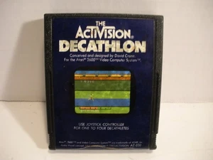 Vintage Atari 2600 Game Cartridge The Activision Decathlon 1983 - Picture 1 of 5