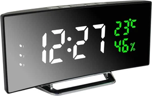 Sveglia Digitale, Grande Schermo a LED Da 6.5'', Sveglia Da Comodino Con Tempera - Foto 1 di 12