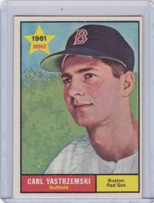 PD: 1961 Topps Baseball Card #287 Carl Yastrzemski Boston Red Sox - NrMt - Image 1 of 2