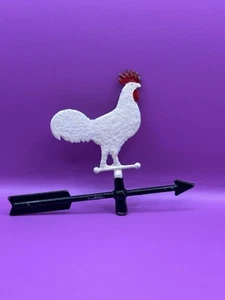 Miniatur Antik Hahn Wetterfahnen Metall Gusseisen ? - Bild 1 von 4