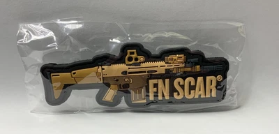 FN SCAR RIFLE TACTICAL HAT BACKPACK PATCH HOOP&LOOP FASTENER