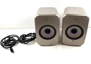 KEF LSX II Wireless HiFi Bookshelf Speakers (Pair) Soundwave Tan -  Used - Picture 1 of 17