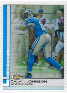 2009 Topps Finest - Calvin Johnson #50 Refractor - Picture 1 of 2