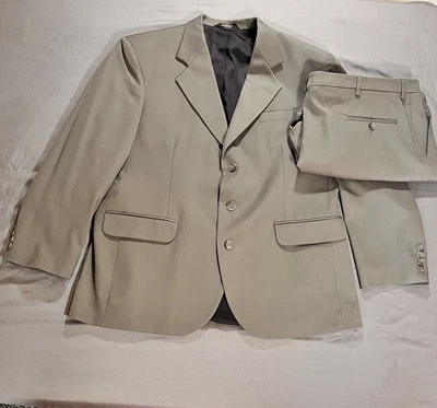 Chaqueta Blazer Haggar Etiqueta Negra Vintage Tostado Para Hombre Talla 42S WPL 386 Foto 1 de 4