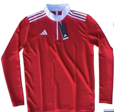 Adidas Entrada 22 Training Soccer/Football Top - Red - Size XL - Image 1 of 4