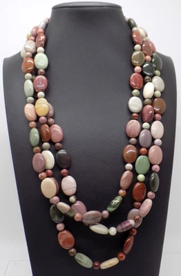 DTR Jay King Desert Rose Trading Jasper +?  925 Sterling Silver Necklace 20"+ - Image 1 of 4