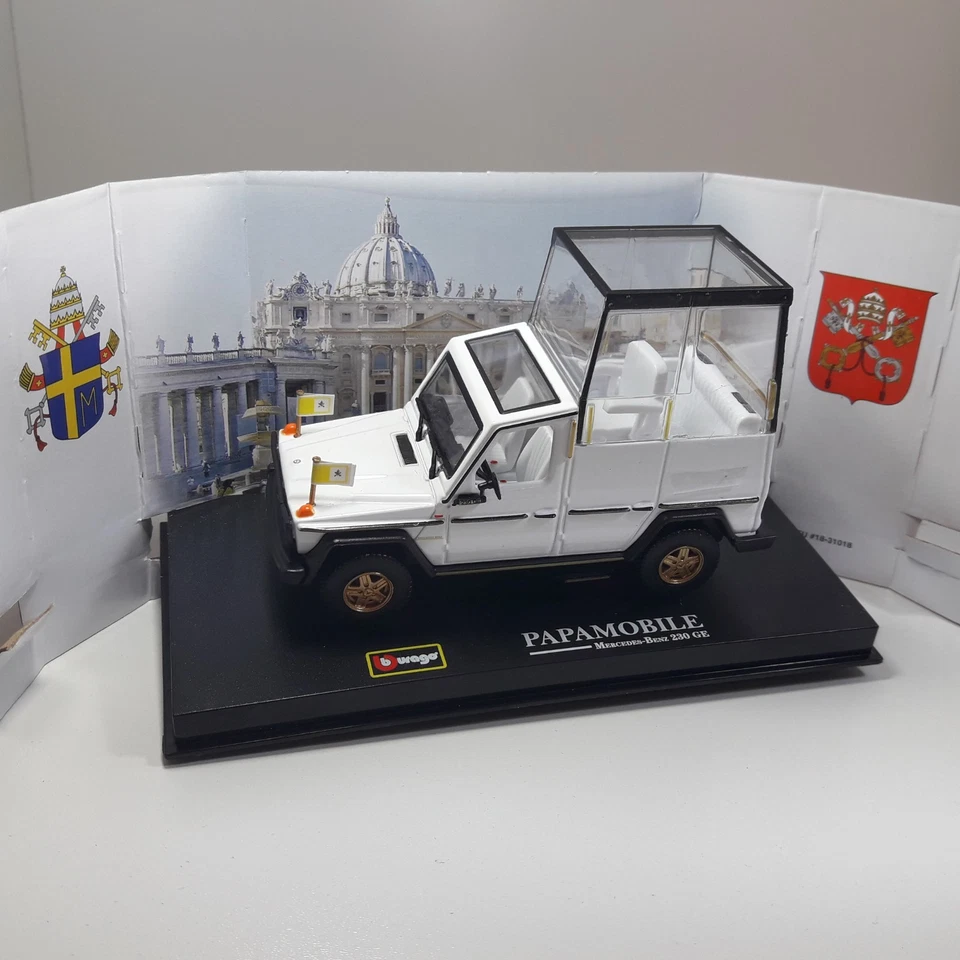 1/43 MERCEDES-BENZ 230 GE PAPAMOVIL VATICANO BBURAGO - Imagen 1 de 1