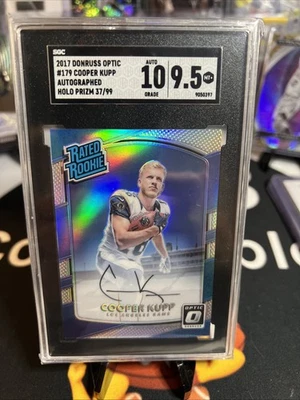 2017 Donruss Optic Cooper Kupp Rated Rookie #179 Auto Holo RC 37/99 SGC 10 - Image 1 of 2