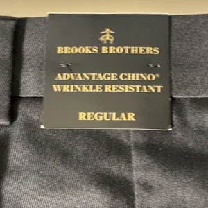 ✅NWT Brooks Brothers Advantage Chino Pants Men W33/L32 Slim Blue MSRP$98.50 - Picture 1 of 10