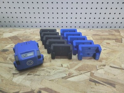 (5 Pack) Kobalt 24v Battery Holder / Hanger / Latching Wall Mount BLUE or BLACK - Image 1 of 4