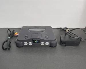Vintage Nintendo 64 N64 NUS-001 USA Console W/ Expansion Memory & Cords Tested - Picture 1 of 12