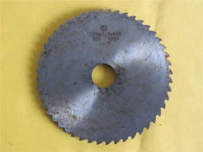 "T" ÄHNLICH WERKÖ DDR Scheibenfräser "T" - HSS - 125 x 2,5 x 48 N - Aufnahme Ø 22 Kreissägeblatt