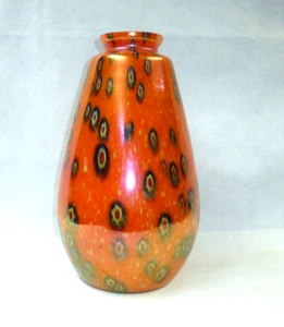 XXXL seltene Bodenvase Vase Wilhelm Kralik um 1900 Irisierendes Überfangglas - Picture 1 of 1
