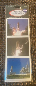 Vintage Kennedy Space Center Stickers....3 Sheets/9 Stickers....SEALED! - Picture 1 of 2