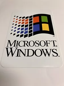 Microsoft Windows aluminum sign - Picture 1 of 5