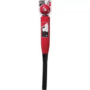 Franklin Sports MLB Kids Foam Baseball Bat Set Toddlers Youth 24” RED - Picture 1 of 4