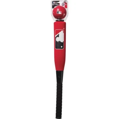 Franklin Sports MLB Kids Foam Baseball Bat Set Toddlers Youth 24” RED - Image 1 of 4